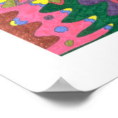 Poster "Or" Art Abstrait (Coin)