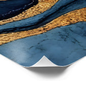 Poster Or bleu (Coin)