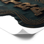 Poster Or Bold Gold ULTRA Bold Design (Coin)
