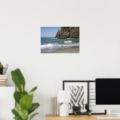 Poster OR, côte de l'Oregon, plage de Whaleshead, Sud (Bureau à domicile)