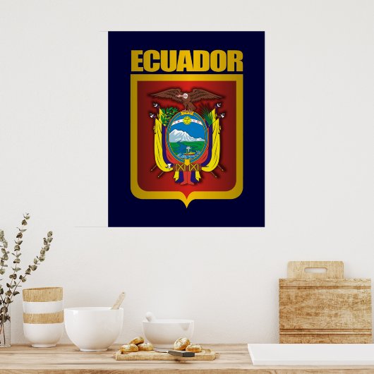 Poster "Or de l'Equateur" (Cuisine)