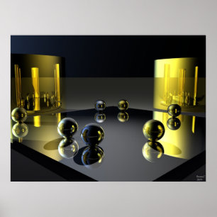 Poster Or et argent