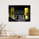 Poster Or et argent (Cuisine)