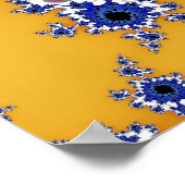 Poster Or et oeil bleu (Coin)