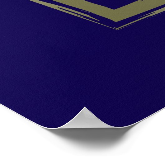 Poster or et saphir (Coin)