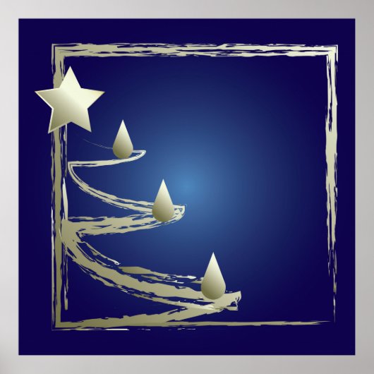 Poster or et saphir (Devant)