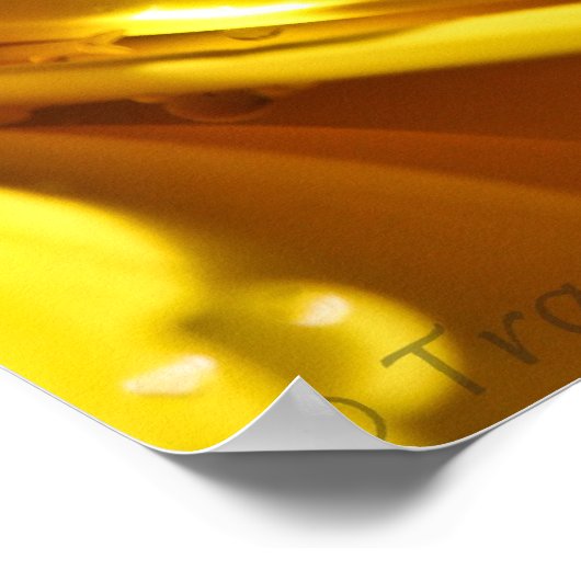 Poster Or liquide (Coin)