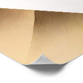Poster Or Moderne Abstrait Géométrique 3D Sarcelle (Coin)
