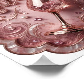 Poster Or Or Né VIN REQUIS (Coin)