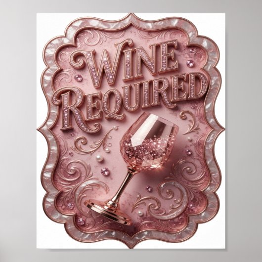 Poster Or Or Né VIN REQUIS (Devant)