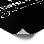 Poster Ora Espera Confía Dios Tiene Un Plan Fe Cristiana (Coin)