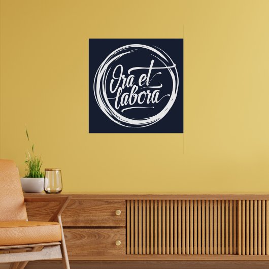 Poster Ora et labora (Salon 2)