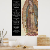 Poster Oración Guadalupe para la protección coronavirus (Cuisine)