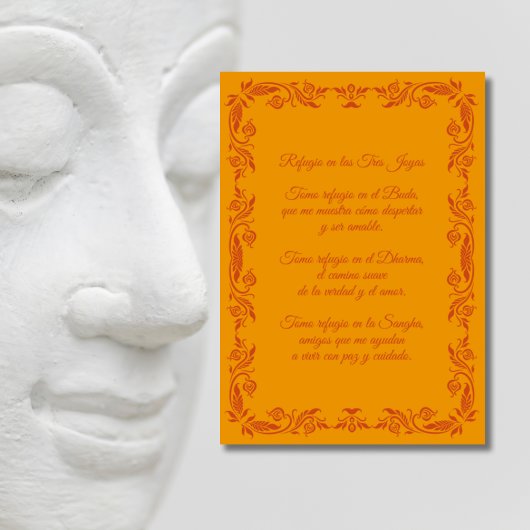 Poster Oración Infantil Refugio Tres Joyas