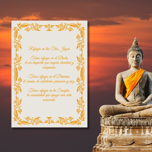 Poster Oración Refugio Tres Joyas – Versión Adulta