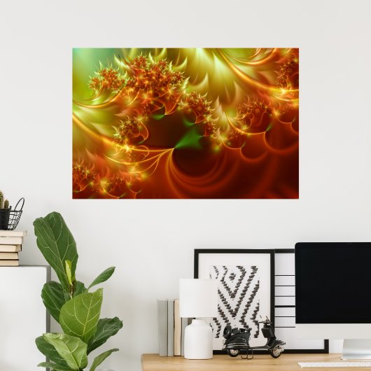 Poster Orage. (Bureau à domicile)