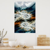 Poster orage sur la vallée (Cuisine)