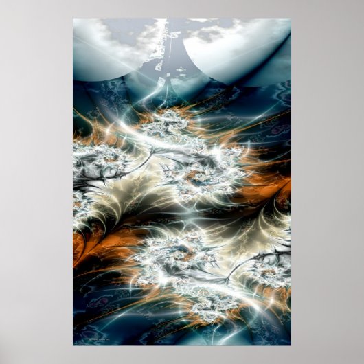 Poster orage sur la vallée (Devant)