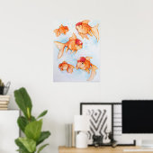 Poster Oranda Goldfish (Bureau à domicile)