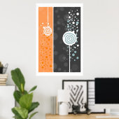 Poster Orange (Bureau à domicile)