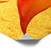 Poster Orange Automne Feuilles d'automne illustration de  (Coin)