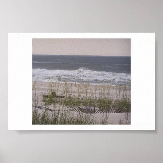 Poster Orange Beach II (Devant)