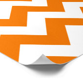 Poster Orange Bold Chevron (Coin)