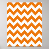 Poster Orange Bold Chevron (Devant)