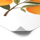 Poster Orange Branch Botanical Citrus Home Decor (Coin)
