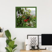 POSTER ORANGE BUTTERFLY (Bureau à domicile)