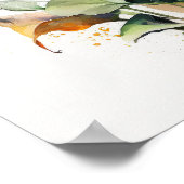 Poster Orange Calla Lilies Lily Flower Art Imprimer Poste (Coin)