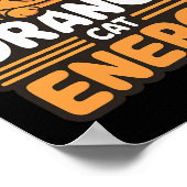 Poster Orange Cat Energy (Coin)