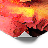 Poster Orange Cattleya Orchid (Coin)