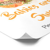 Poster Orange Citrus Little Cutie Les bébés sont doux (Coin)