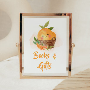 Poster Orange Citrus Little Cutie Livres et Cadeaux