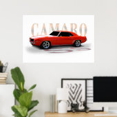 Poster orange classique (Bureau à domicile)