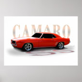 Poster orange classique (Devant)