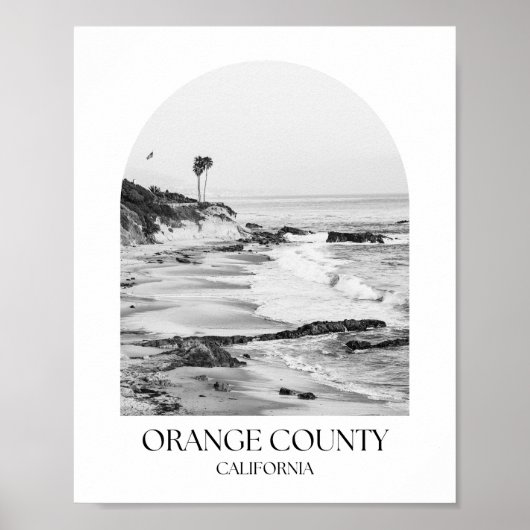 Poster Orange County California Arch Photo Print (Devant)