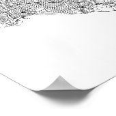 Poster Orange County California Minimal Modern Street Map (Coin)