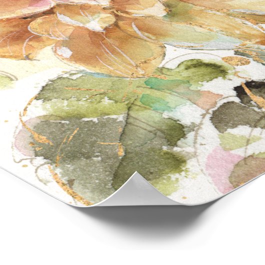 Poster Orange Dahlia (Coin)