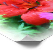 Poster Orange Daylias (Coin)