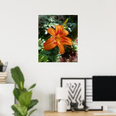 Poster Orange Daylily Photo Imprimer (Bureau à domicile)