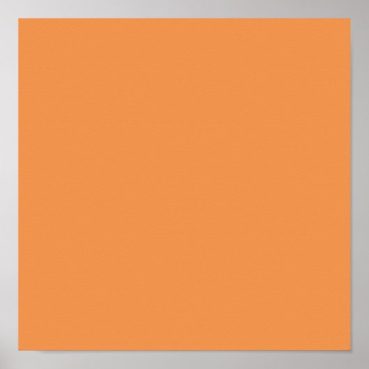 Poster Orange délavé (couleur unie) (Devant)