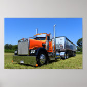 Poster Orange et Chrome (Devant)