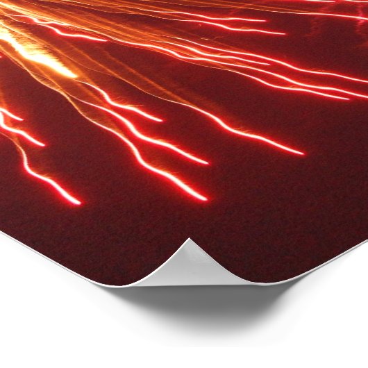 Poster Orange Firework (Coin)