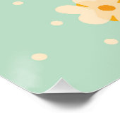 Poster Orange Fox Kawaii Cute Kids (Coin)