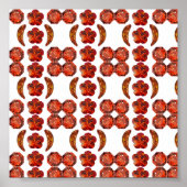 Poster Orange Gemstone Art. (Devant)