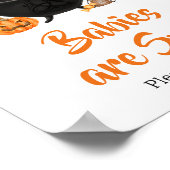 Poster Orange Halloween Baby est en train de brasser Les (Coin)