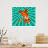 Poster Orange Ika (Cuisine)
