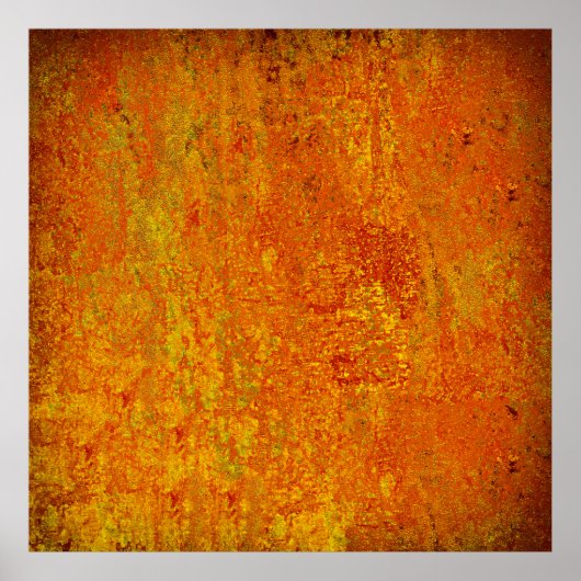 Poster Orange jaune grunge fond abstrait, art, backgr (Devant)